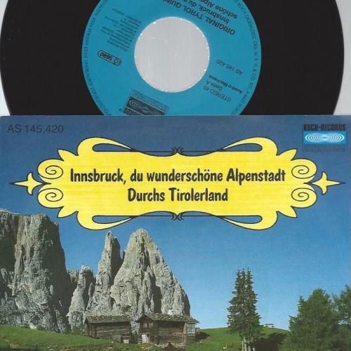 7" Original Tyrol Quintett – Innsbruck, Du Wunderschöne Alpenstadt