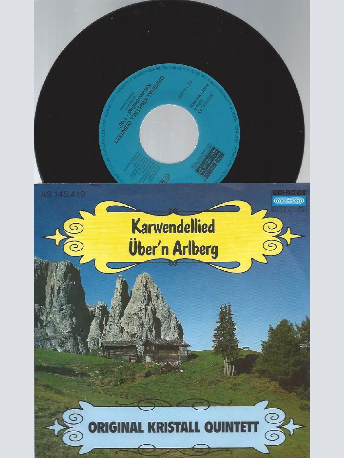 7" Orig. Kristall Quintett– Karwendellied