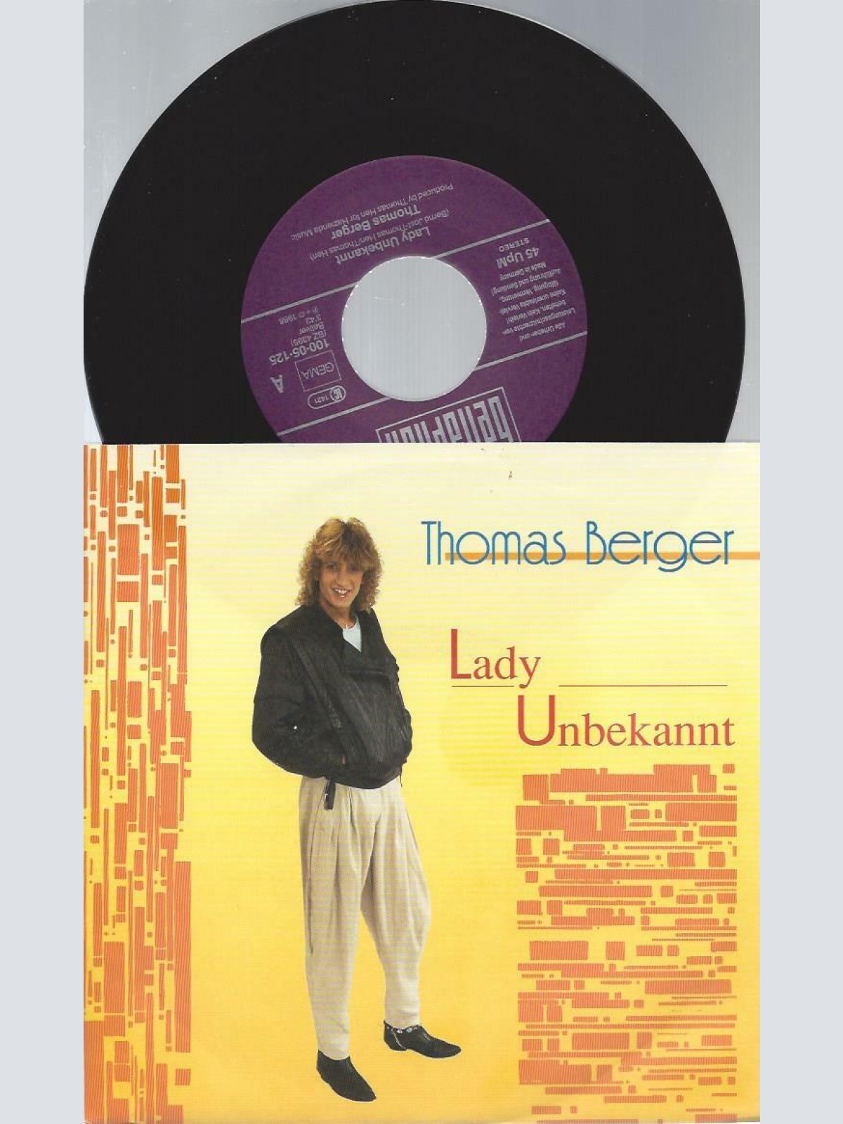 7" Thomas Berger  – Lady Unbekannt