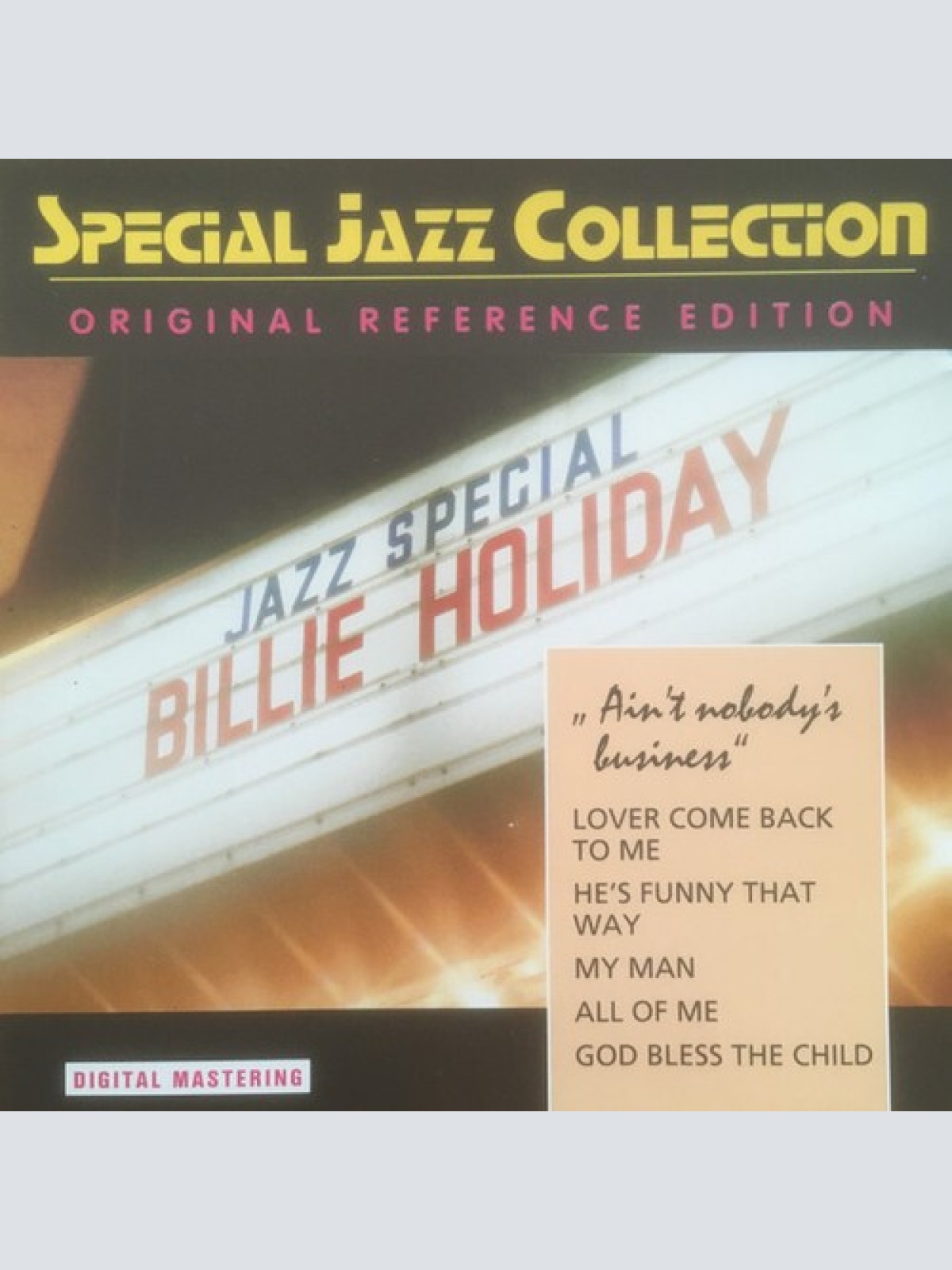 CD, Comp Billie Holiday - Ain't Nobody's Business - Original Reference Edition