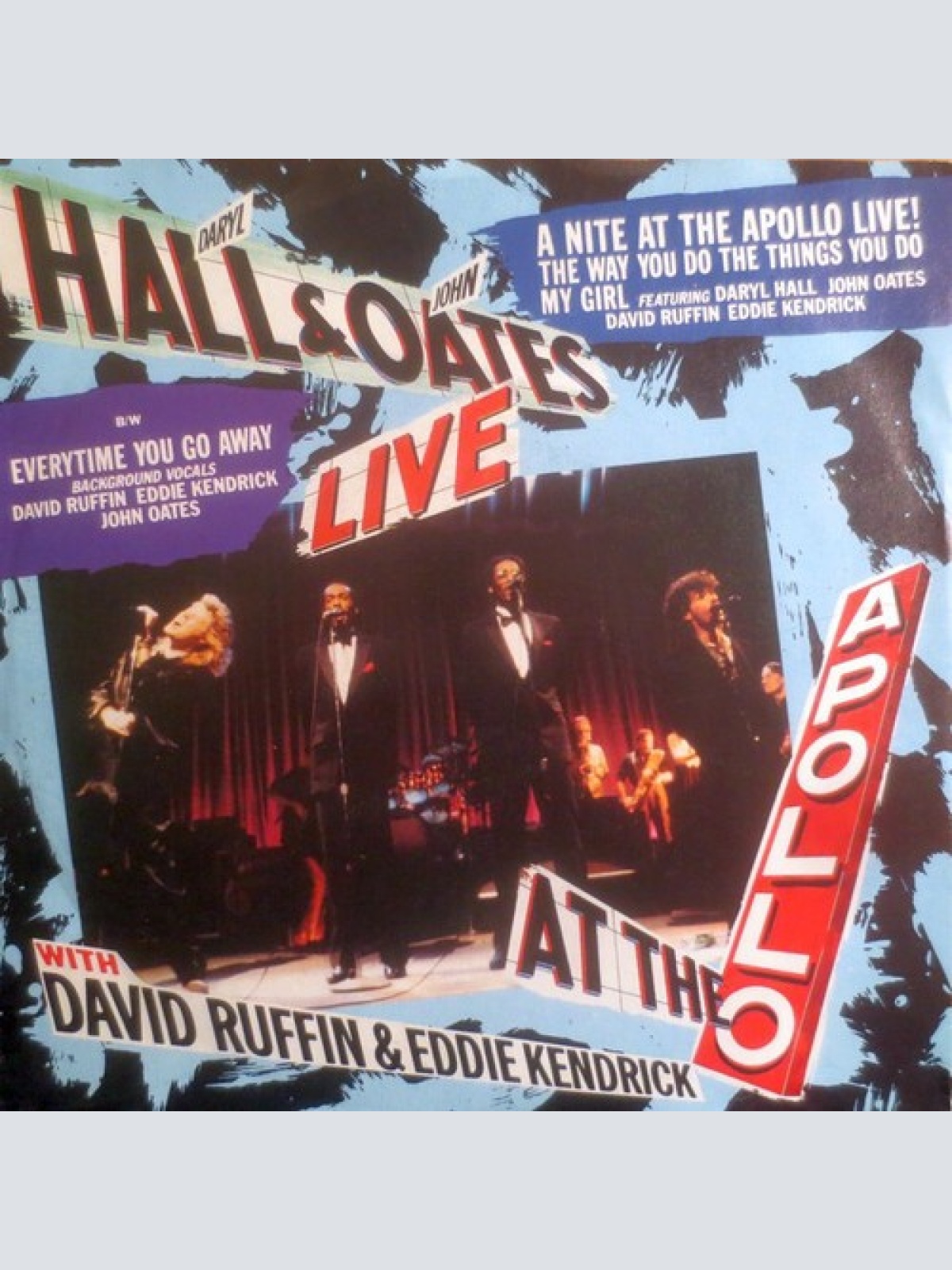 7" Daryl Hall & John Oates Featuring David Ruffin & Eddie Kendrick* - A Nite ...