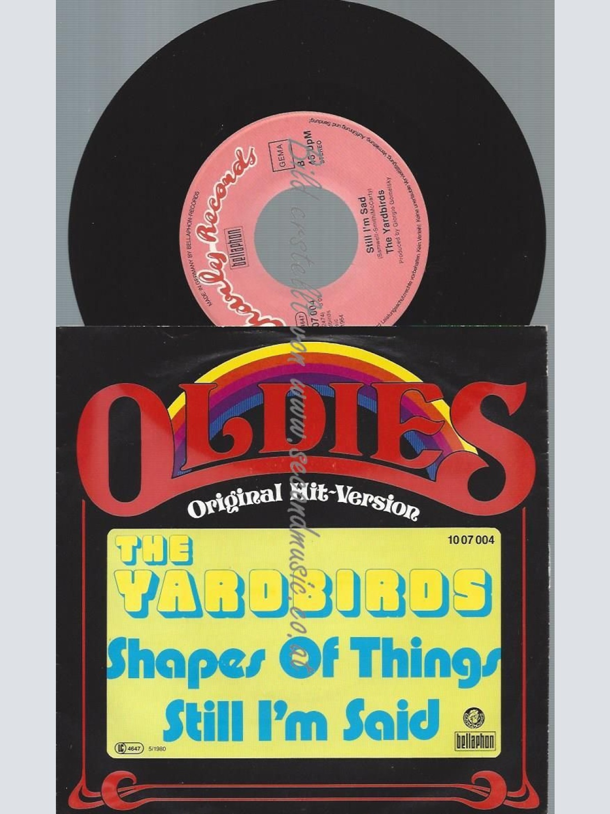 7"  The Yardbirds  Shapes Of Things