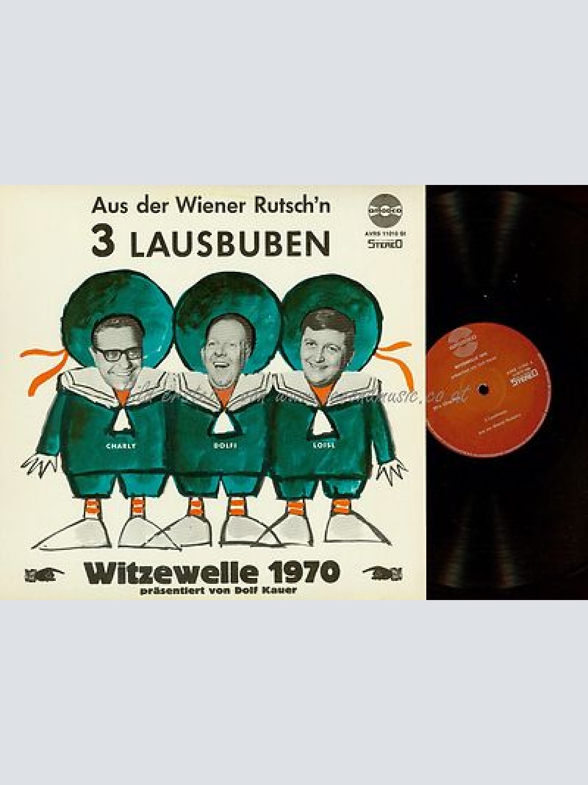 LP--3 LAUSBUBEN AUS DER WIENER RUTSCHN WITZEWELLE 1970