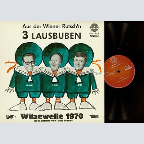 LP--3 LAUSBUBEN AUS DER WIENER RUTSCHN WITZEWELLE 1970