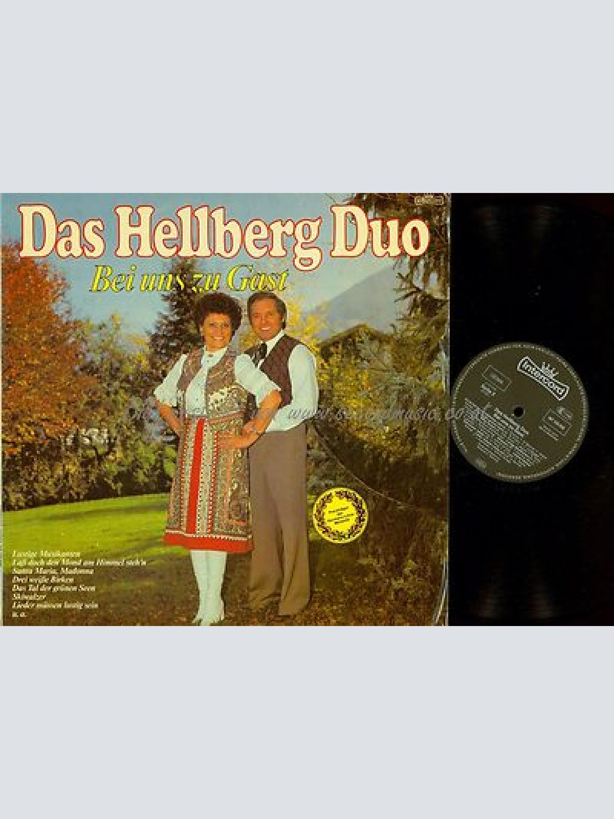 LP--DAS HELLBERG DUO BEI UNS ZU GAST