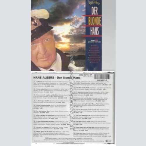 CD--HANS ALBERS--    HANS ALBERS - DER BLONDE HANS