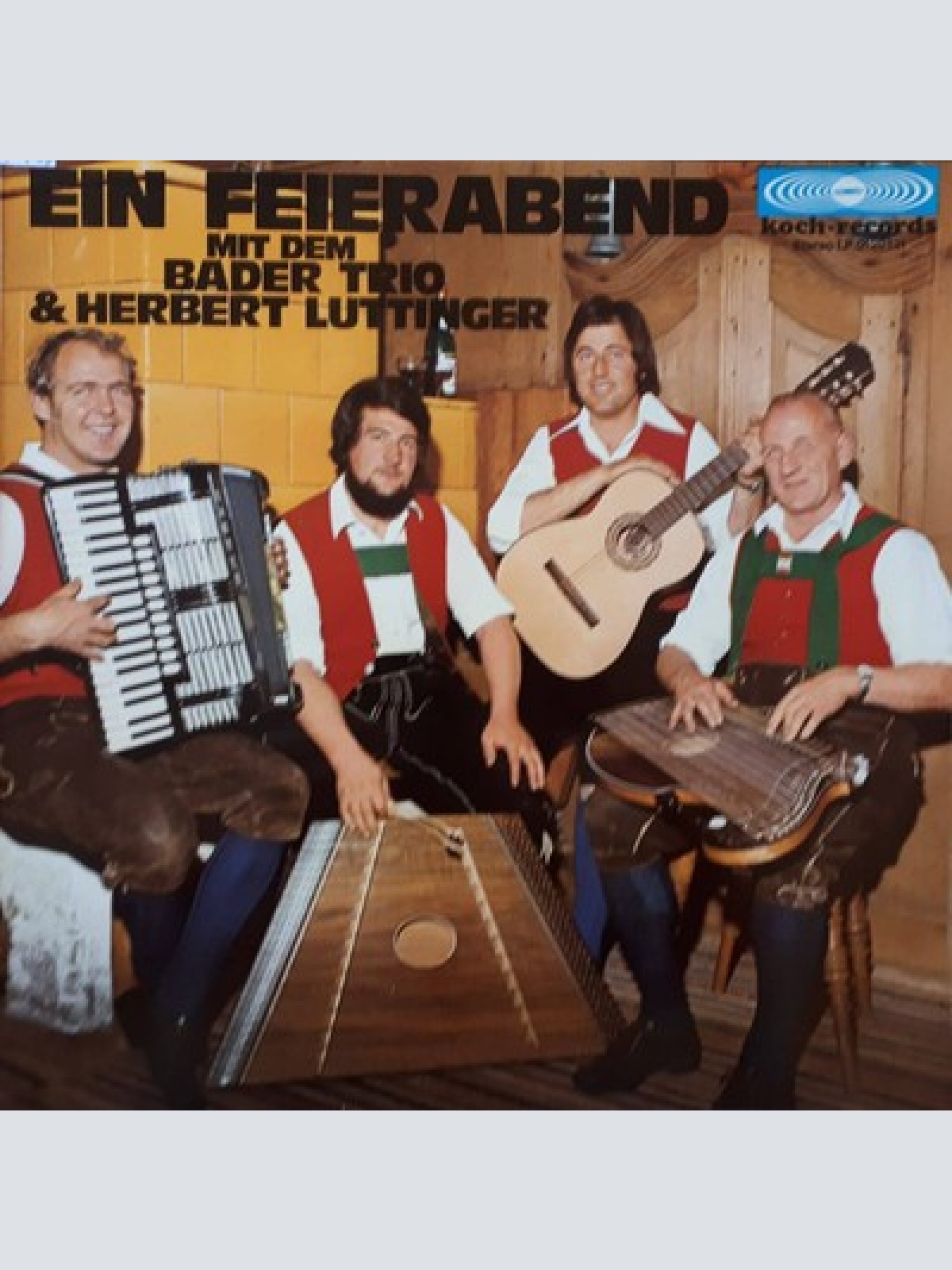LP, Album Bader Trio & Herbert Luttinger - Ein Feierabend