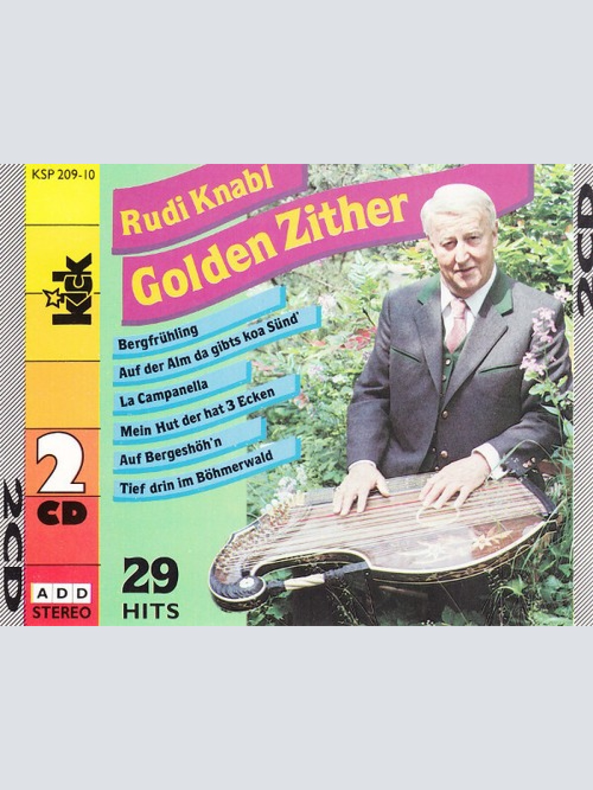 2xCD, Comp Rudi Knabl - Golden Zither