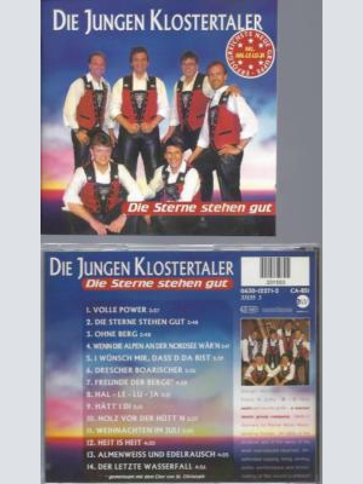 CD-- Die Jungen Klostertaler* – Die Sterne Stehen Gut