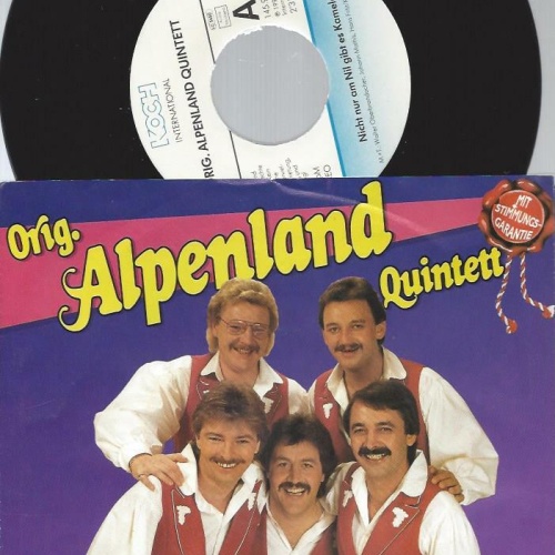 7" Orig. Alpenland Quintett – Peter, Ich Vertrau Dir Keinen Meter