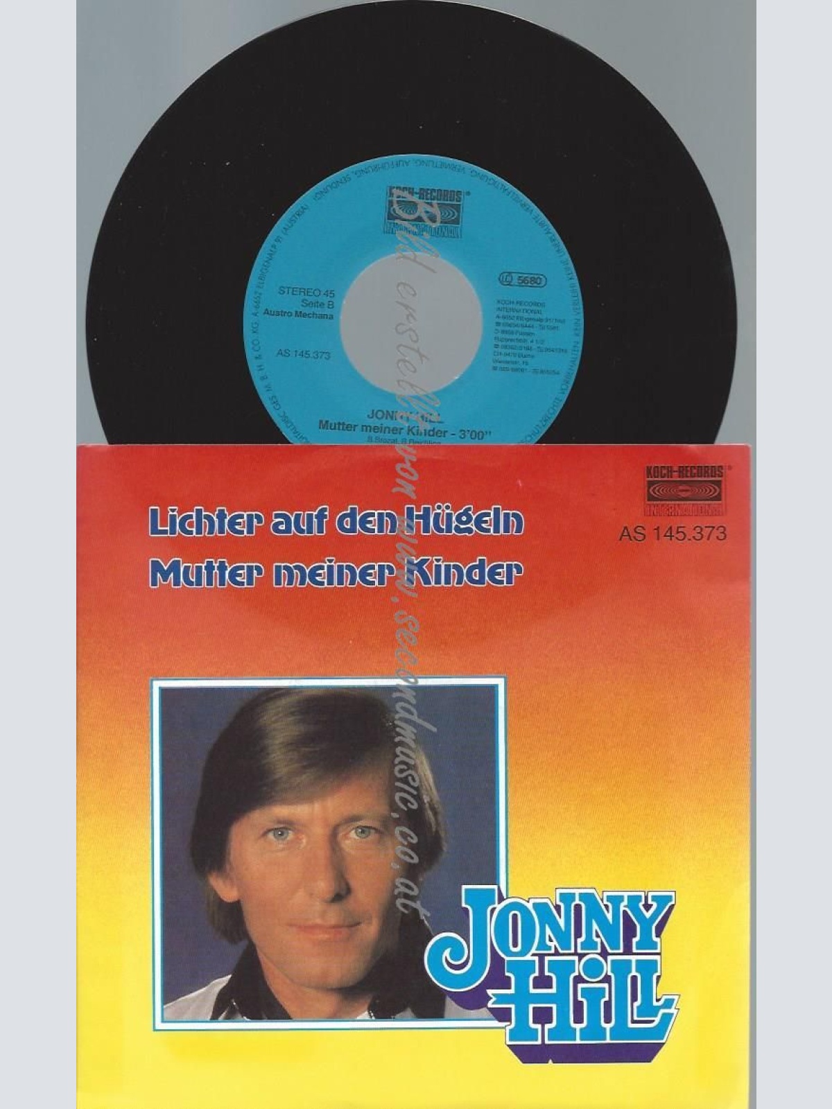 7"   Jonny Hill  Lichter Auf Den Hügeln