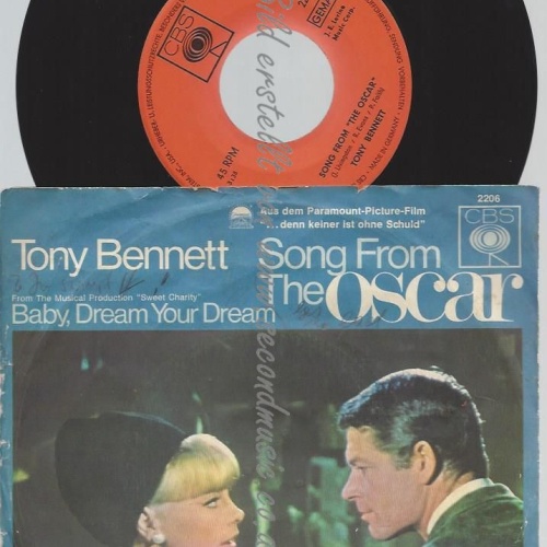 7"   Tony Bennett  Song From The "Oscar"