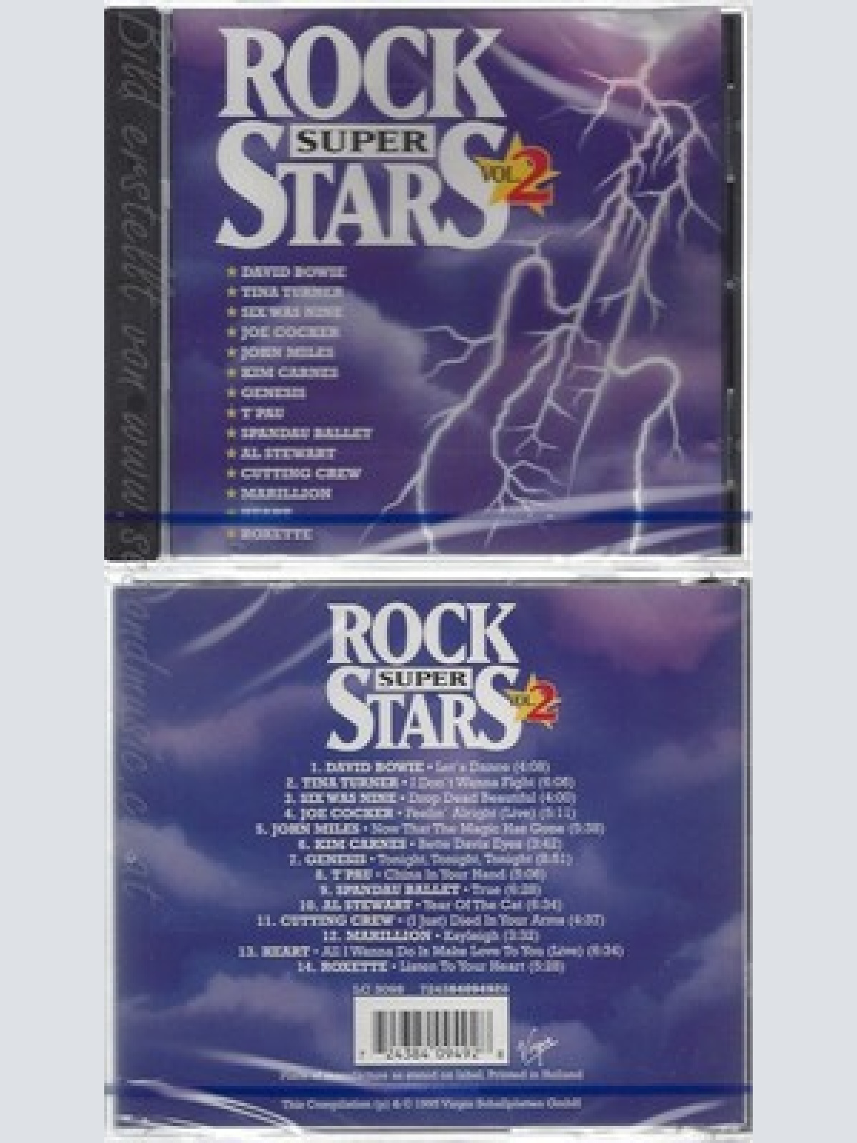 CD--NM-SEALED-VARIOUS ARTISTS -1995- -- ROCK SUPER STARS VOL. 2