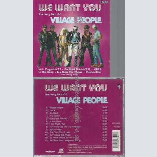 CD--THE VILLAGE PEOPLE--WE WANT YOU: THE VERY BEST OF THE VILLAGE PEOPLE