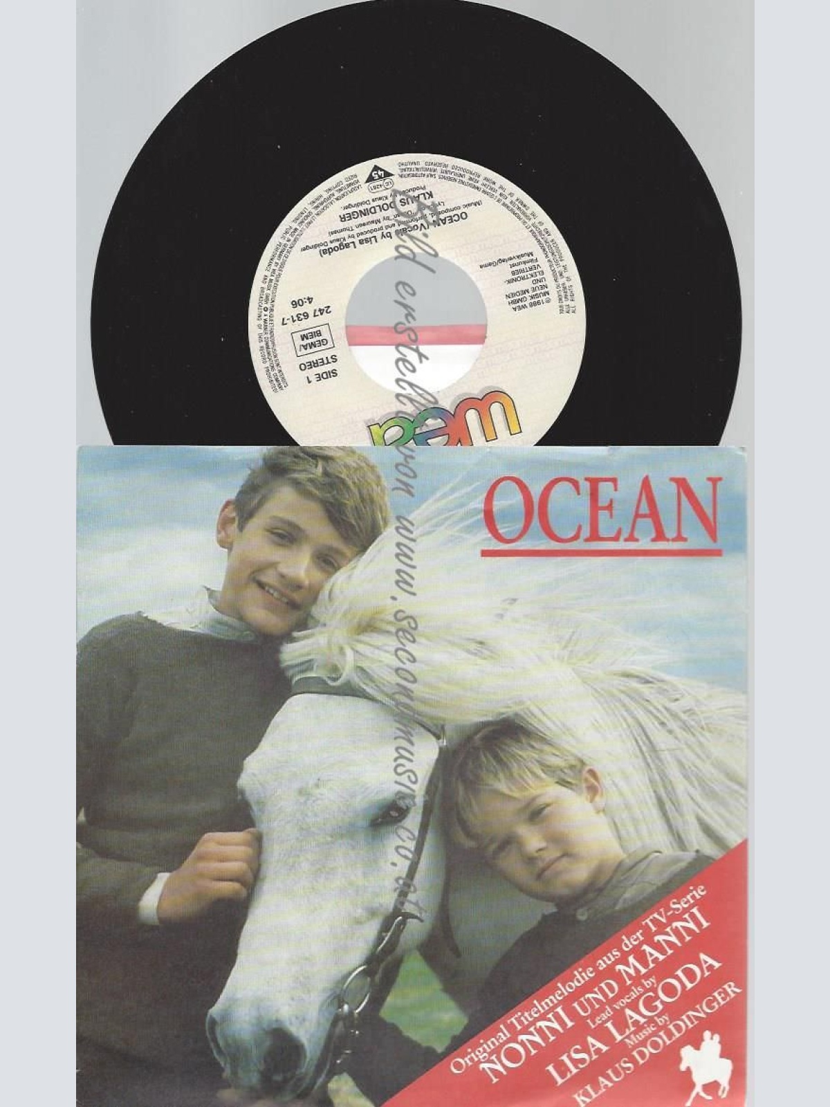 7"   Klaus Doldinger / Lisa Lagoda  Ocean // + FACTS