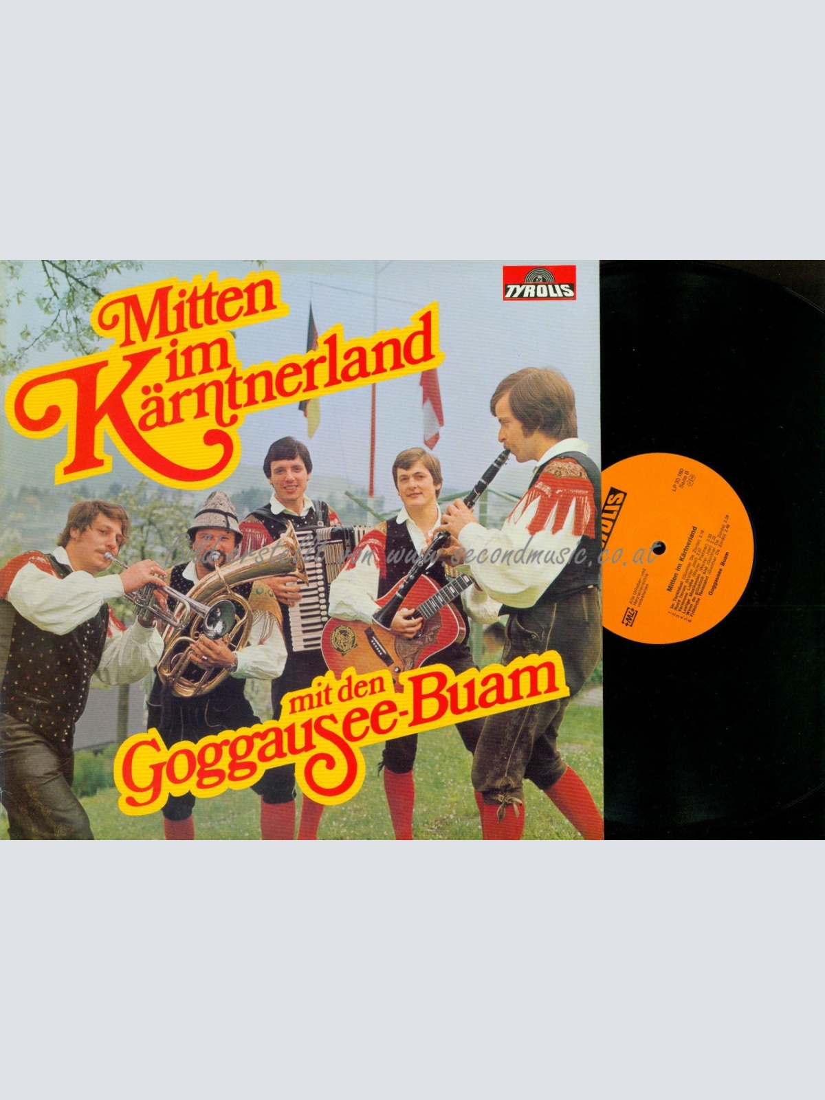 LP--MITTEN IM KÄRNTNERLAND MIT DEN GOGGAUSEE BUAM