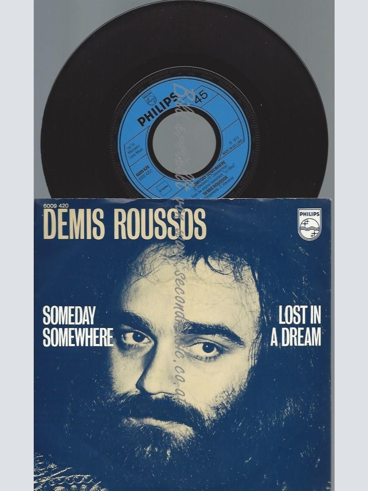 7"  Demis Roussos  Someday Somewhere