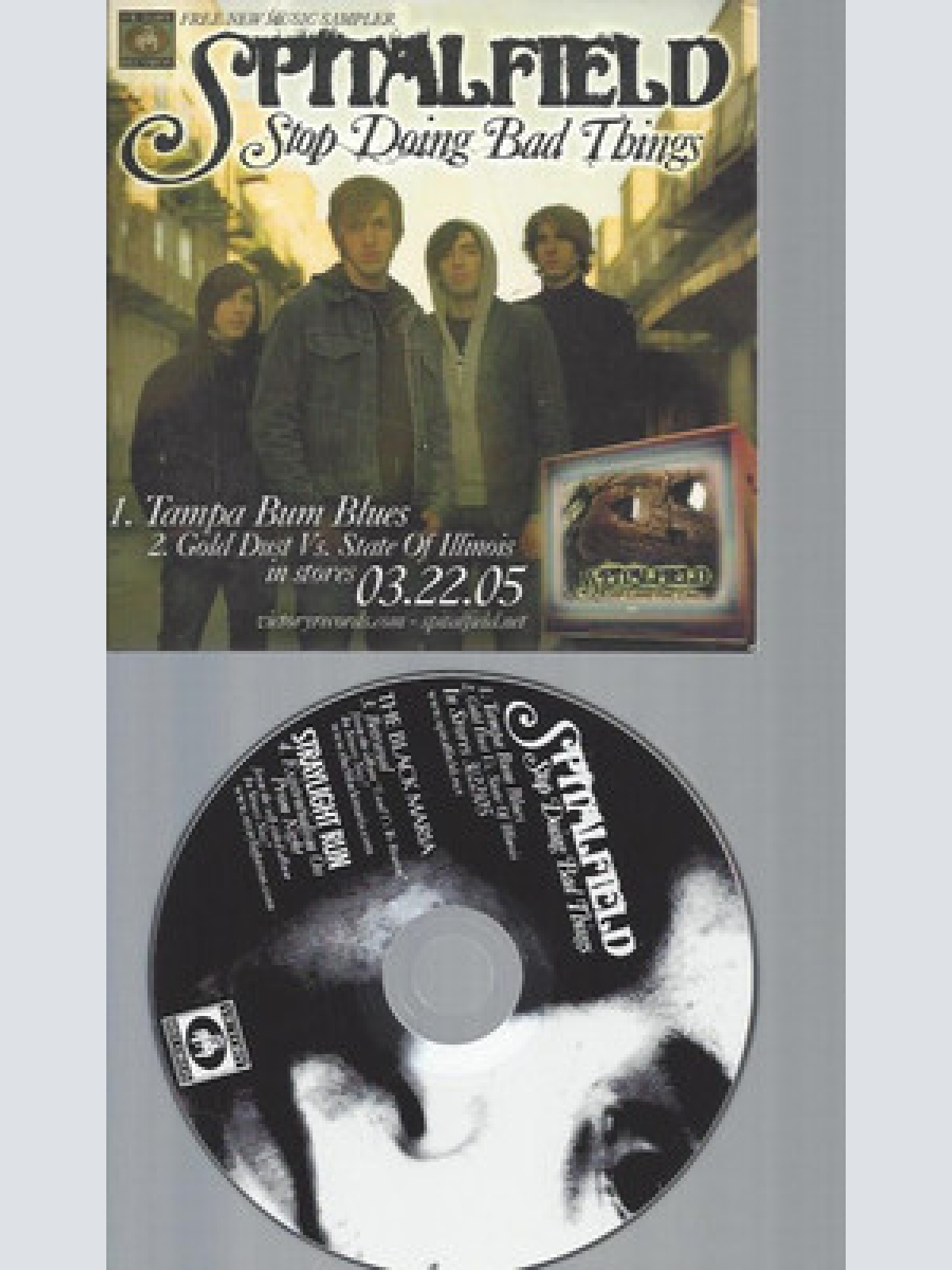 CD--SPITALFIELD STOP DOING BAD THINGS  /// PROMO