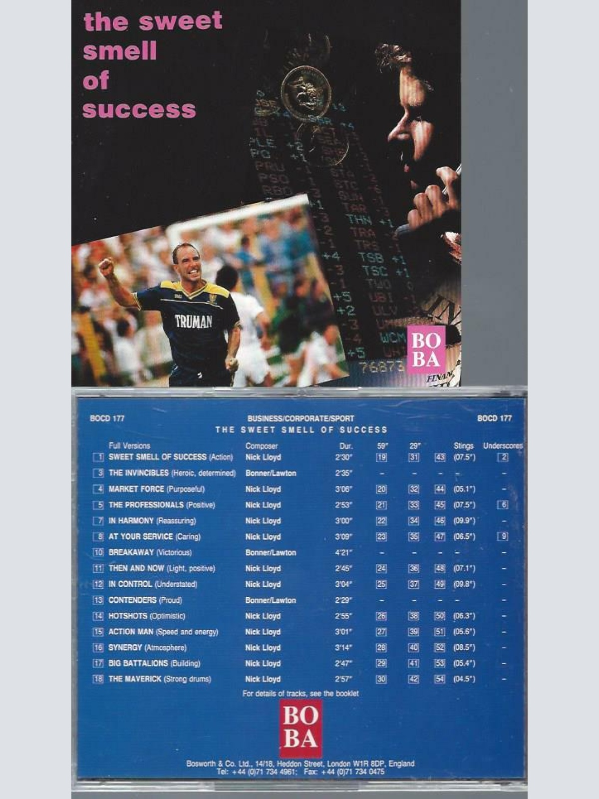 CD--  The Sweet smell os Success // Nick Lloyd