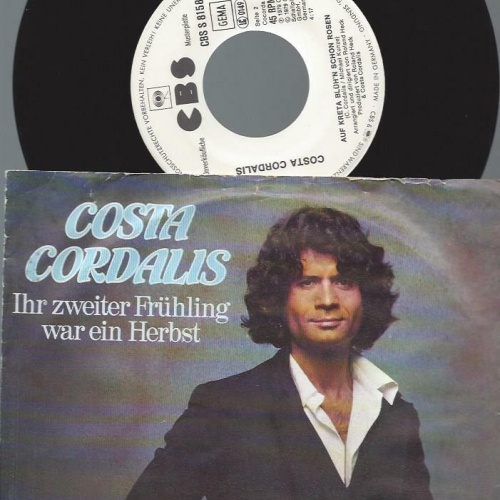 7" Costa Cordalis – Ihr Zweiter Frühling War Ein Herbst // Promo