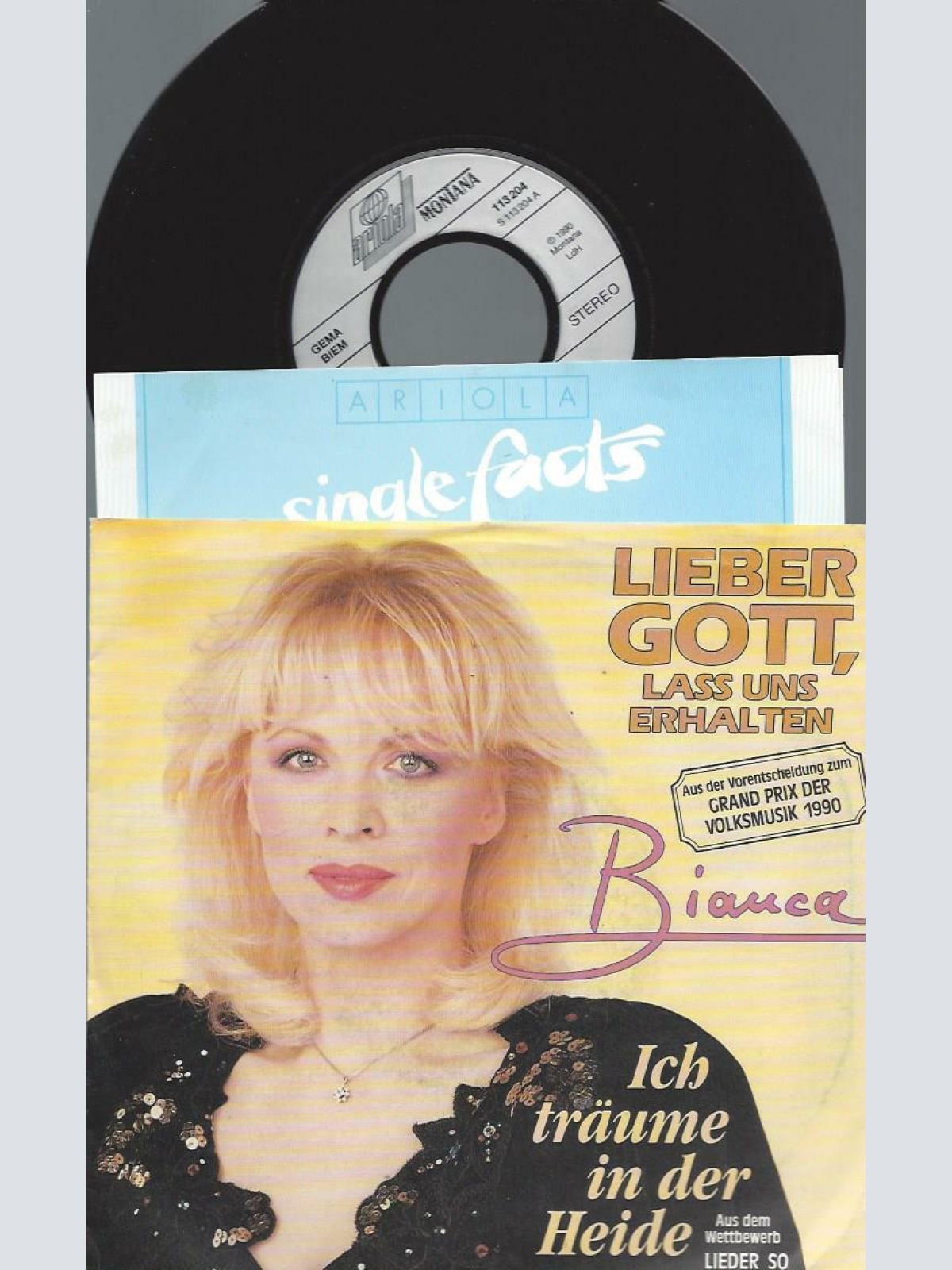 7" Bianca– Lieber Gott, Lass Uns Erhalten + Single Facts