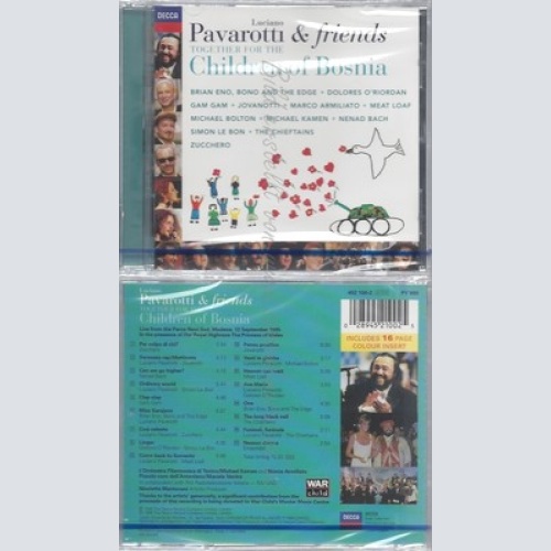 CD--NM-SEALED-PAVAROTTI, BONO, ENO UND --PAVAROTTI UND FRIENDS -TOGETHER FOR TH