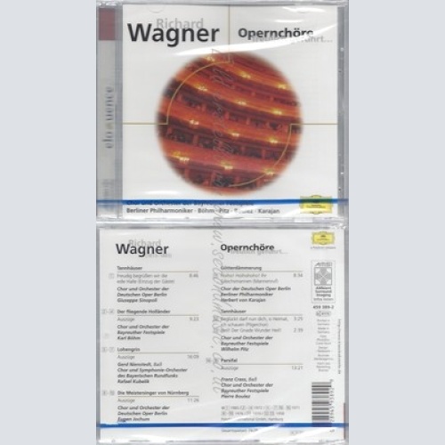 CD--NM-SEALED-CRASS, KUBELIK, KARAJAN UND SOBR -1998- -- ELOQUENCE - WAGNER -TR