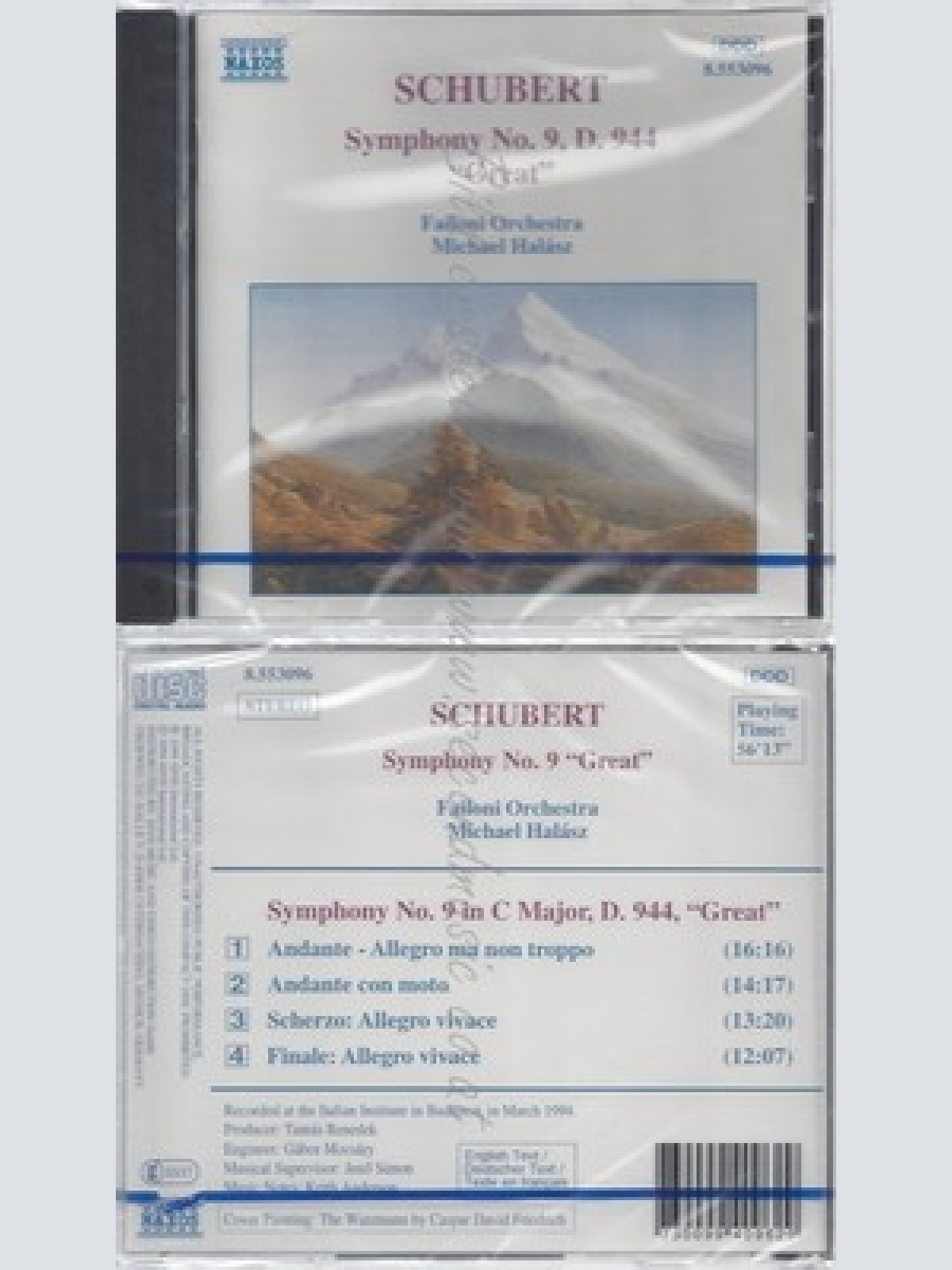 CD--NM-SEALED-HALASZ, FAILONI ORCHESTER UND FRANZ SCHUBERT -KOMPONIST- -1994- -