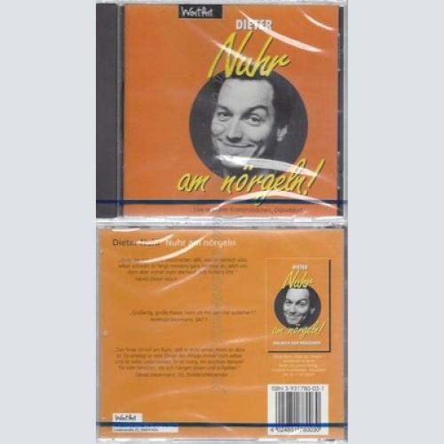 CD--NM-SEALED-DIETER NUHR -1996- -- NUHR AM NÖRGELN