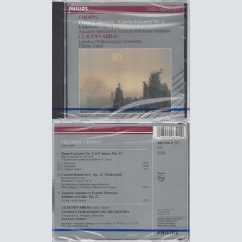 CD--NM-SEALED-KRAKOWIAK / CHOPIN, ARRAU, INBAL UND LPO -1990- - - -- PIANO