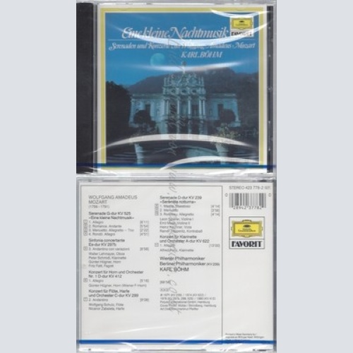 CD--NM-SEALED-KARL BÖHM, WP, BP UND WOLFGANG AMADEUS MOZART -KOMPONIST- -1988--