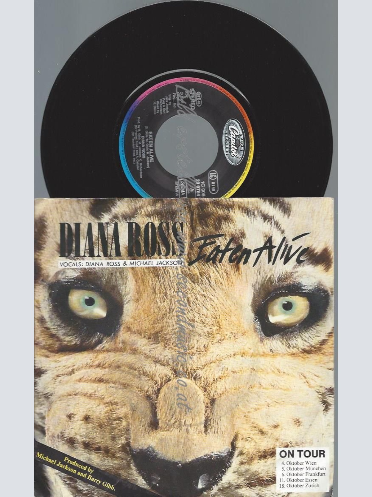 7"   Diana Ross  Eaten Alive