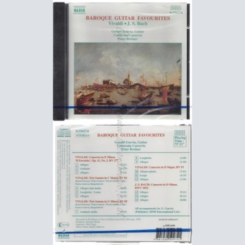 CD--NM-SEALED-GARCIA, BREINER, CAMERATA CASS. UND J.S. BACH -KOMPONIST- -1992-