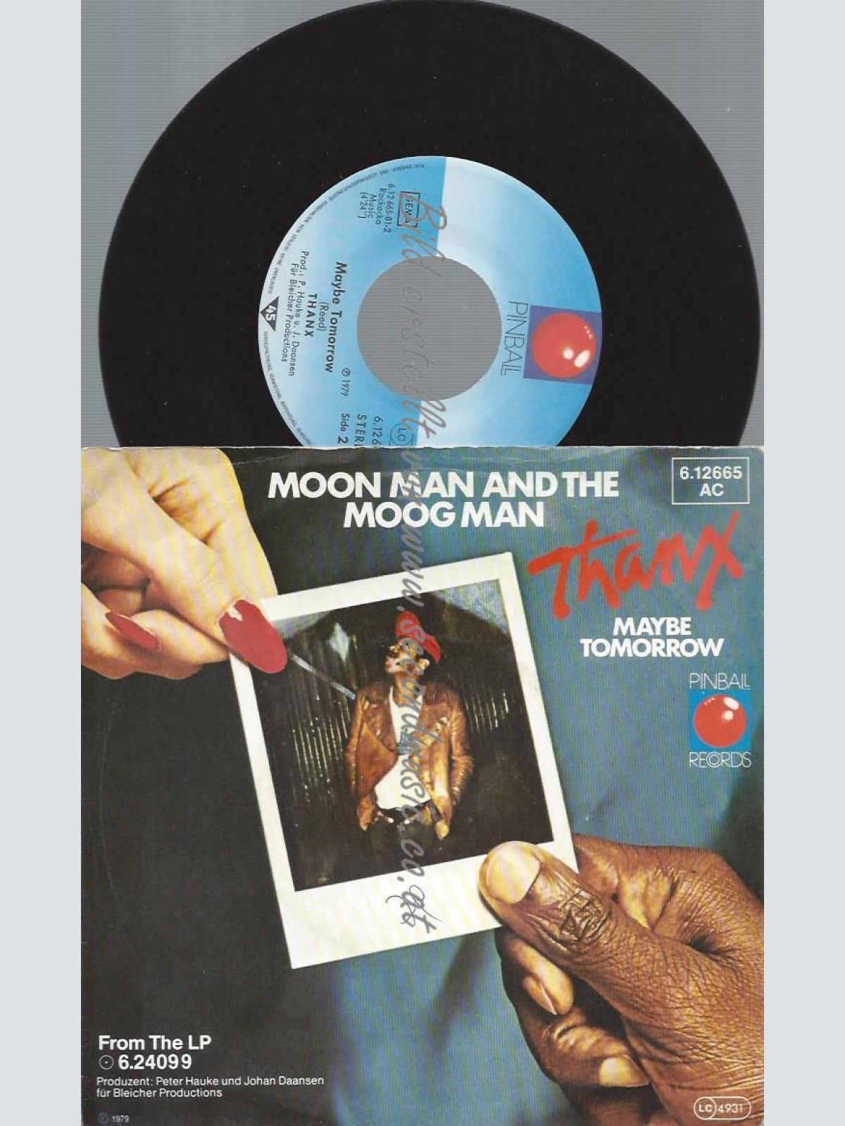 7"   Thanx – Moon Man And The Moog Man