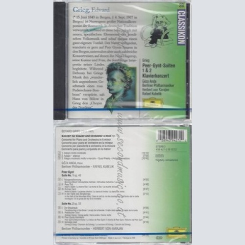 CD-NM-SEALED-HERBERT / KARAJAN -2005- - IMPORT -- GRIEG:PEER GYNT