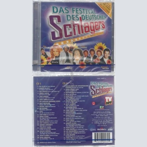 CD-NM-SEALED-VARIOUS -1998- - DOPPEL-CD -- FESTIVAL DES DEUTSCHEN SCHLAGE