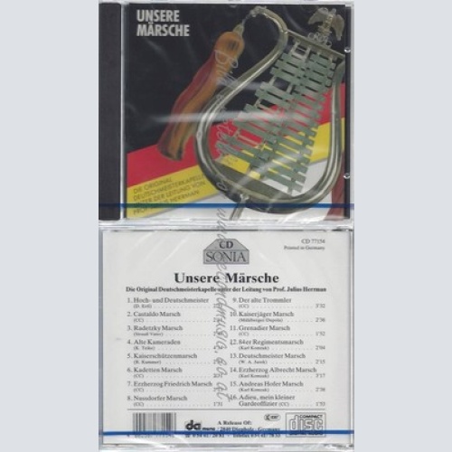 CD-NM-SEALED-VARIOUS -1990- -- UNSERE DEUTSCHEN MÄRSCHE