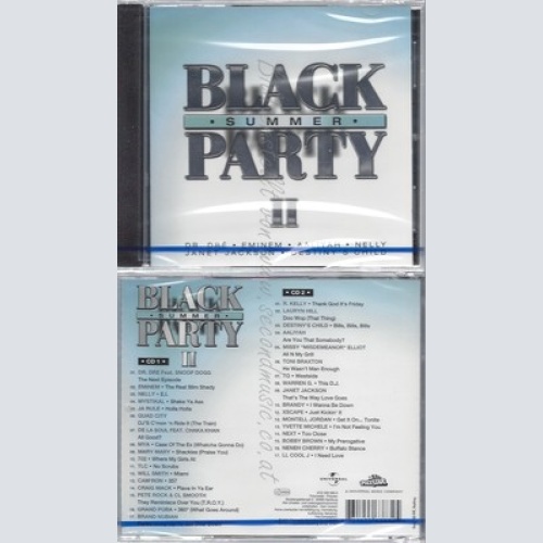 CD--NM-SEALED-VARIOUS -2001- - DOPPEL-CD -- BLACK SUMMER PARTY II