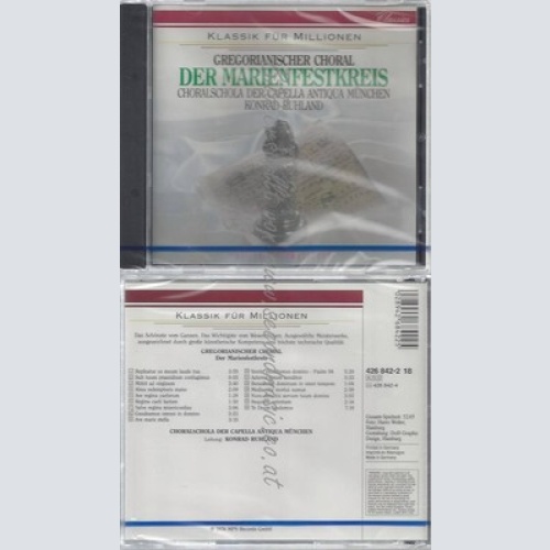 CD-NM-SEALED-CAPELLA ANTIQUA MÜNCHEN UND GREGORIANIK -KOMPONIST- -1994- -- GREGO