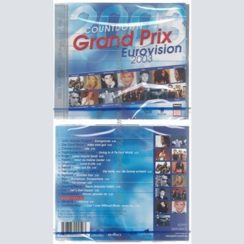 CD-NM-SEALED-VARIOUS -2003- -- COUNTDOWN GRAND PRIX EUROVISION 2003