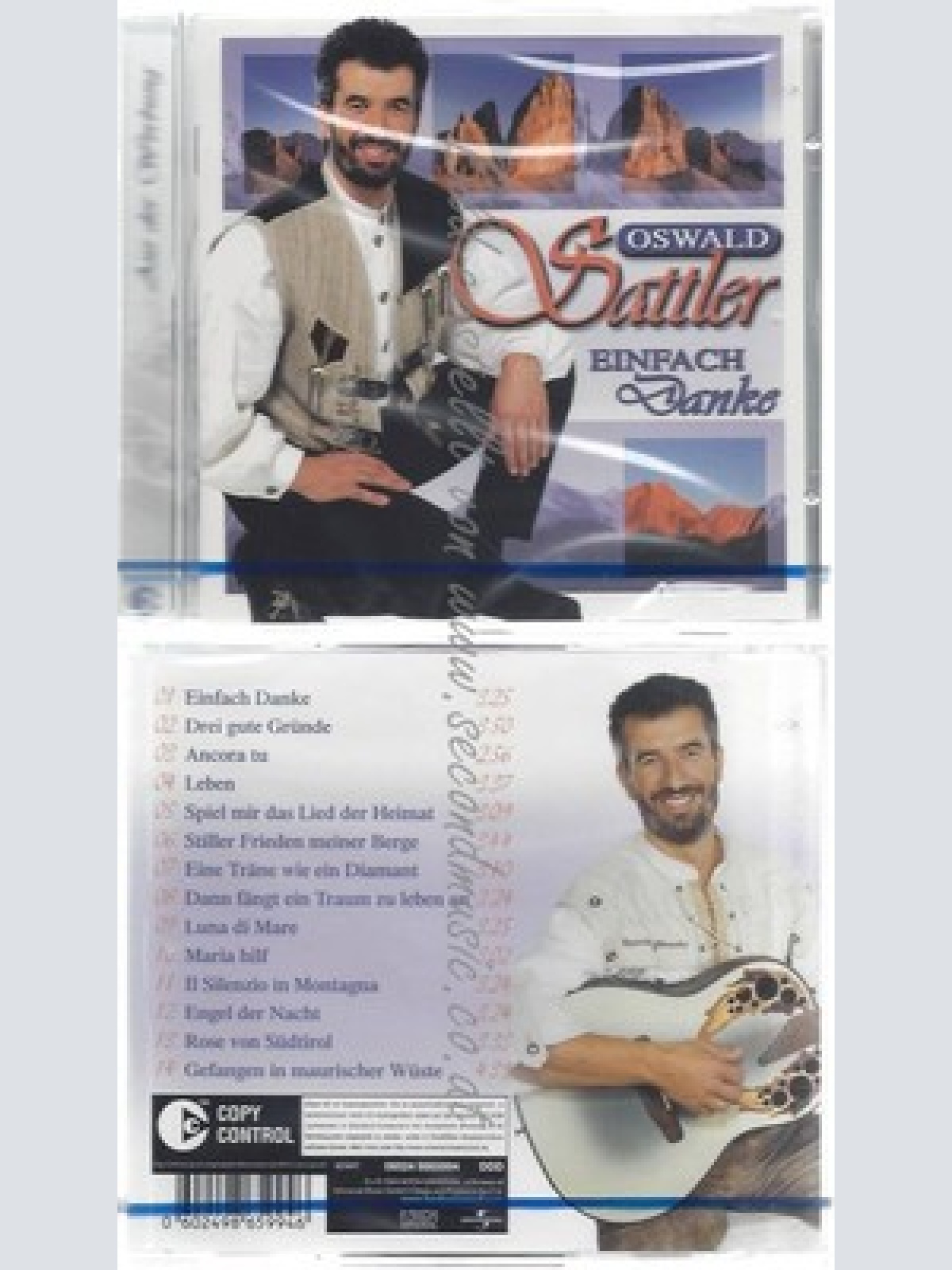 CD-NM-SEALED-OSWALD SATTLER -2004- -- EINFACH DANKE