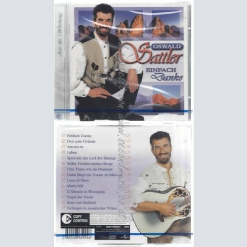 CD-NM-SEALED-OSWALD SATTLER -2004- -- EINFACH DANKE