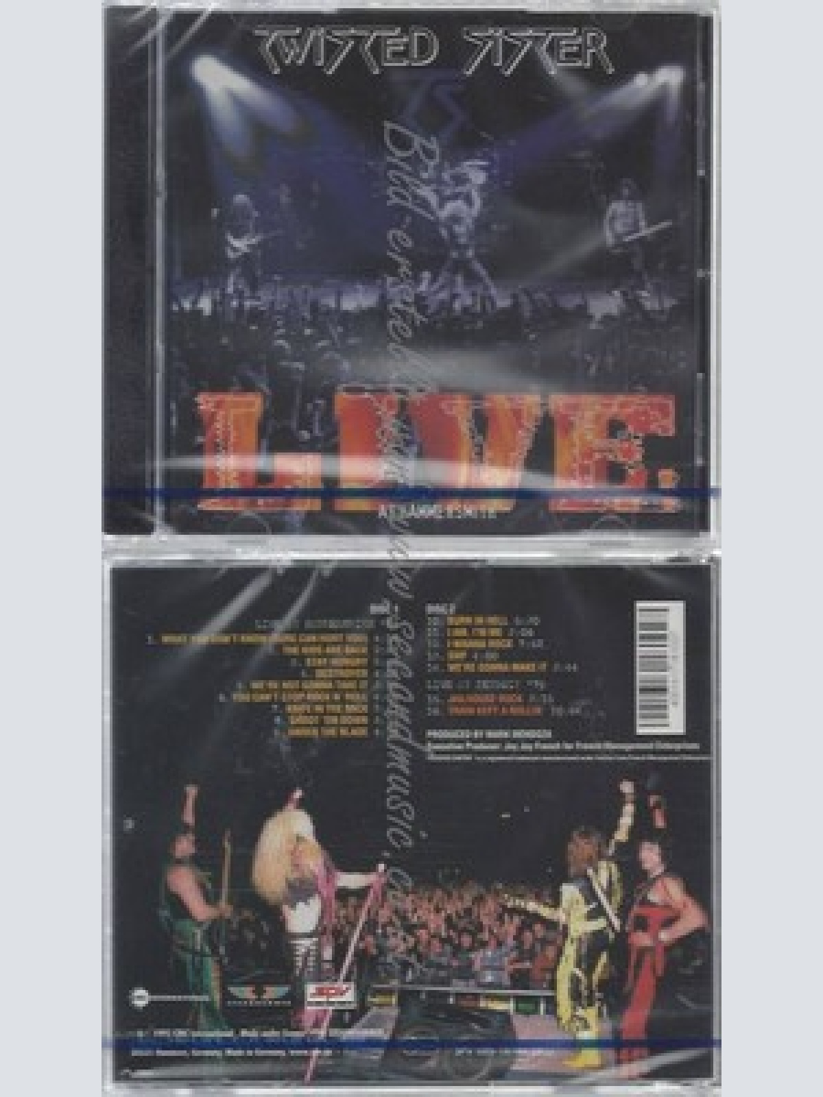CD-NM-SEALED-TWISTED SISTER -1998- - DOPPEL-CD -- LIVE AT HAMMERSMITH