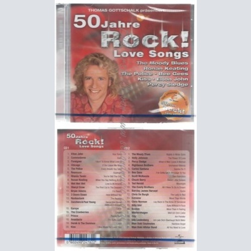 CD-NM-SEALED-VARIOUS -2004- - DOPPEL-CD -- 50 JAHRE ROCK-LOVESONGS