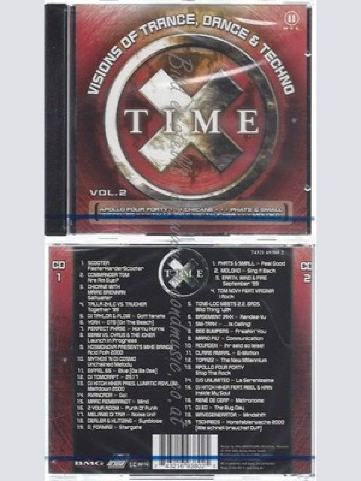 CD-NM-SEALED-9 / VARIOUS -1999- - DOPPEL-CD -- TIME X 2
