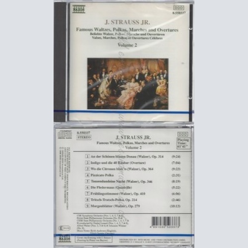 CD--NM-SEALED-VARIOUS UND JOHANN -SOHN- STRAUß -KOMPONIST- -1991- -- BELIEBTE W