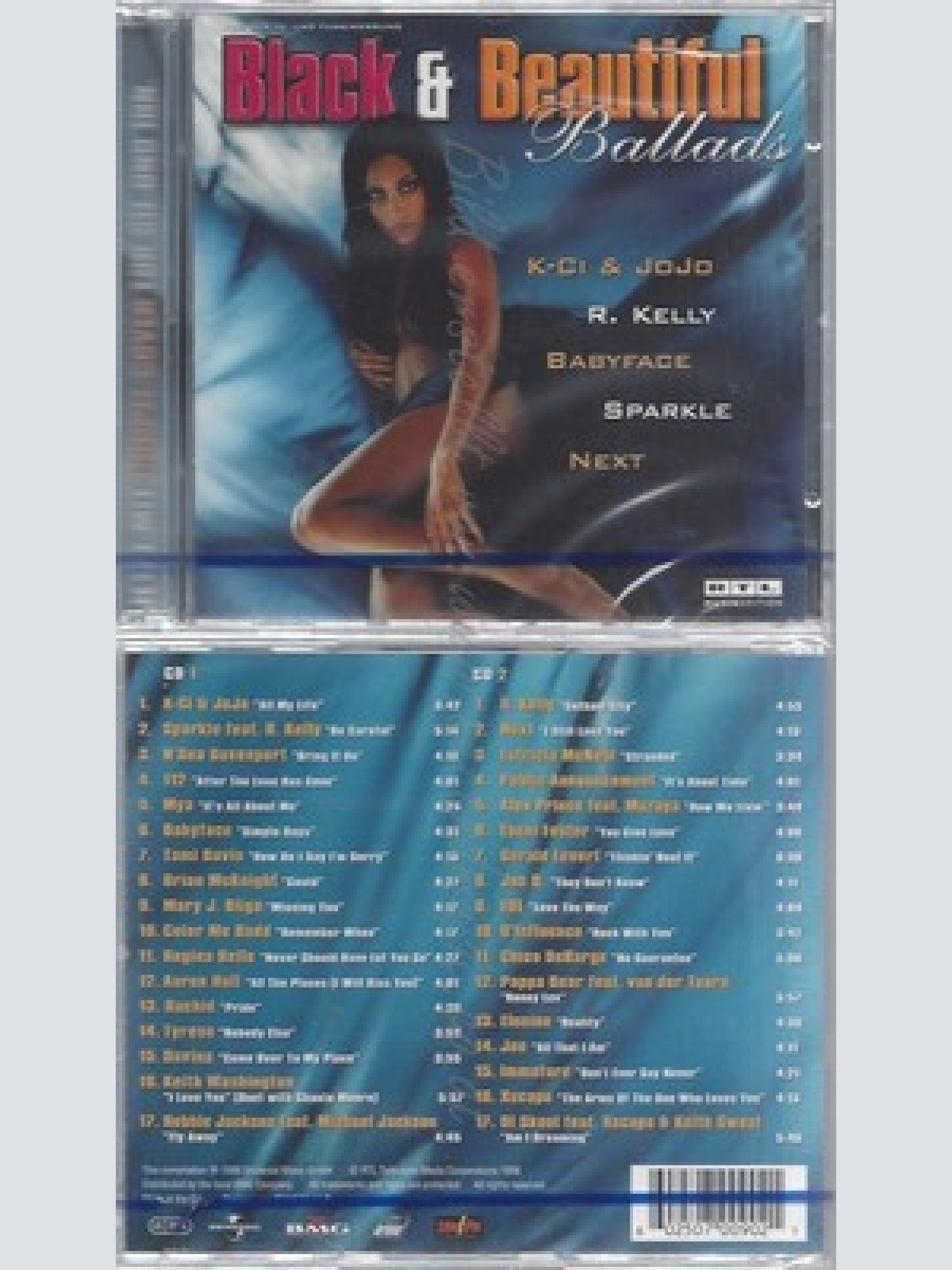 CD--NM-SEALED-VARIOUS -1998- - DOPPEL-CD -- BLACK & BEAUTIFUL BALLADS 1