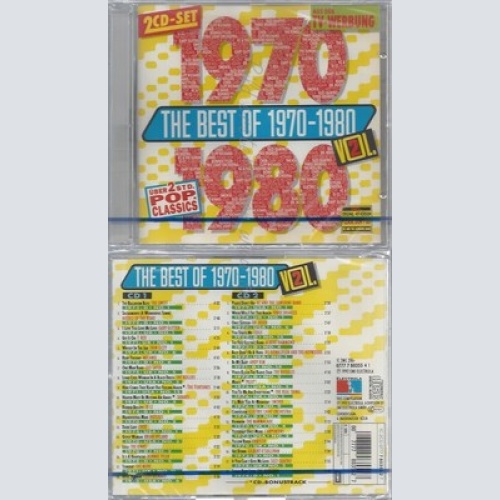 CD--NM-SEALED-VARIOUS -1969- - DOPPEL-CD -- BEST OF 1970-1980 VOL.2