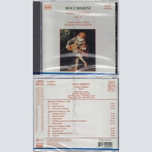 CD--NM-SEALED-TOKOS, DANUBIUS STREICHQUARTETT UND LUIGI BOCCHERINI -KOMPONIST-