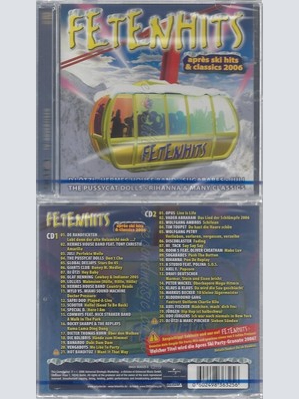CD--NM-SEALED-VARIOUS -2006- - DOPPEL-CD -- FETENHITS: APRES SKI HITS & CLASSIC